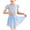 Light Blue, variant on Ballet Leotards with Skirt Toddler Girls Dance Ballerina Outfit Dresses Short Sleeve