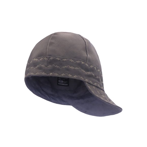 BOCOMAL Gorro de soldadura HRC2 resistente al fuego 10 oz pato de algodón duradero 2 caras 6 paneles sombreros de soldador 7 1/8 verde