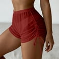 thumbnail image 4 of Mifsaly Mesh High Waist Swim Shorts Women Side Drawstring Beach Swimsuit Cover Up Summer Bikini Bottoms 2026 M, 4 of 4