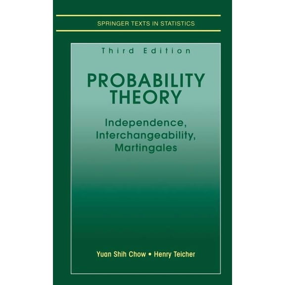 Springer Texts in Statistics Probability Theory, (Hardcover)