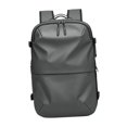 thumbnail image 1 of Mochila de viaje portátil transpirable con correa ajustable para ordenador portátil de 17 pulgadas Gris oscuro, 1 of 8