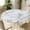 A-white Marble, variant on Elastic Tablecloth for Round Tables, Waterproof Tablecover for Up to 36"-65" Round Table, Dining Tablecover for Indoor and Outdoor, Holiday