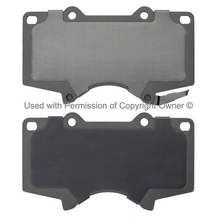 Mpa Electrical 1003-0976AC Quality Built Disc Brake Pad Set   Black Series,