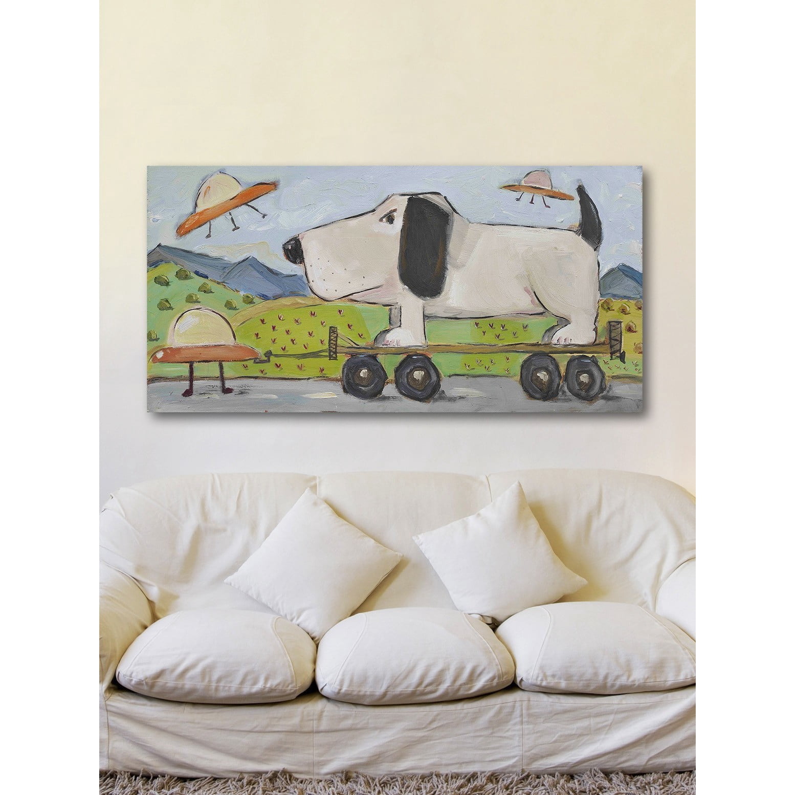 MARMONT HILL  - The Abduction by Tori Campisi Painting Print on Canvas - Multi-Color 24 x 12
