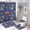 Pixel Art Style (3), variant on American Football Shower Curtain Set Pixel Art Style Bathroom 4-Piece Set