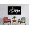 thumbnail image 4 of Teamwork Canvas Wall Art - Large Framed Motivational Quotes Artwork Modern Home Decor - Inspirational Posters Decor For Office Framed Ready to Hang, 4 of 6