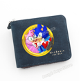 thumbnail image 3 of Cartera plegable Sonics para hombre, con forma de figura de juego, monederos con textura mate, billetera minimalista, bolsillo frontal, fina y elegante, con ventana para identificación, 3 of 5