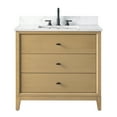 thumbnail image 2 of Vanity Art 36" Bathroom Vanity with Sink and Engineered Marble Top, Freestanding Storage Cabinet with 3 Drawers, 2 of 7