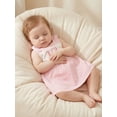 thumbnail image 5 of BemeyourBBs Half Way to One Baby Girl 1/2 Half Birthday Outfit Summer Dress Sleeveless Square Neck Bow Embroidery A-Line Dress Toddler Baby Girls Plaid Gingham Dress, 5 of 8