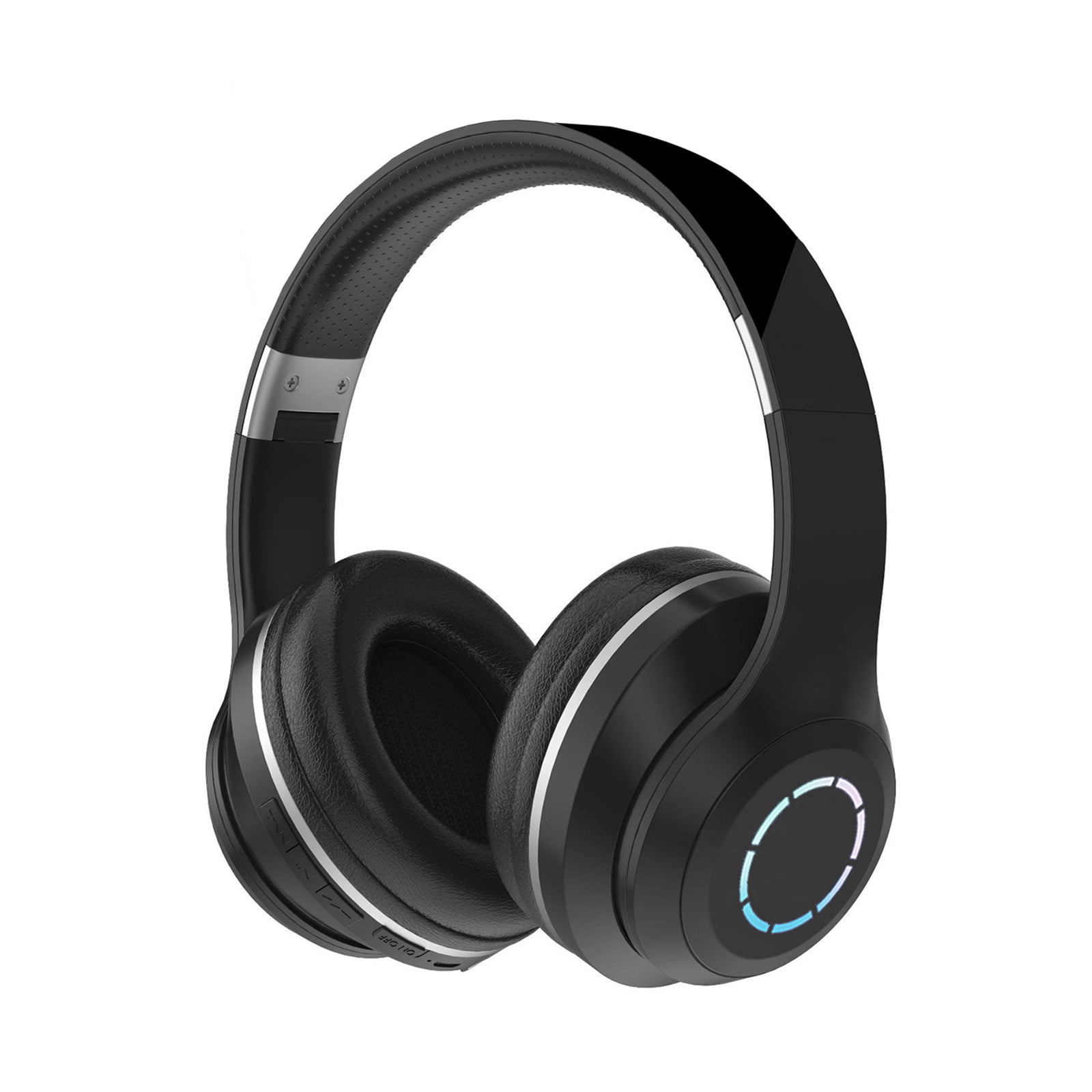 Wireless Bluetooth Headphones, Foldable Bluetooth Headset with Microphones, Hi-Fi Stereo, Intelligent Noise Reduction, for Mobile Phone/PC/TV/Tablet(Blue)