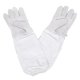 thumbnail image 1 of 1 par de guantes de apicultura, mangas protectoras, transpirables, antipicaduras de abeja, guantes largos de piel de oveja para Apicultor, Herramientas de Apicultura, 1 of 5