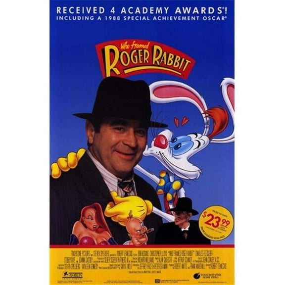 Pop Culture Graphics  Who Framed Roger Rabbit Movie Poster, 11 x 17