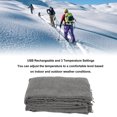 thumbnail image 4 of Foulard Chauffante pour Hommes et Femmes, 3 Températures Réglables, Légère, Douce, Rechargeable par USB, 4 of 8
