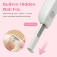 thumbnail image 6 of Oazouf LED Pet Nail Clippers with Light and File, Safe Mess-Free Grooming Tool for Small Medium Cats Dogs Rabbits Birds, Pink, 6 of 11