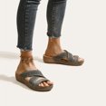 thumbnail image 1 of Sandalias de playa de cuña con punta abierta y huecos cómodos para vacaciones de ocio para mujer Wmkox8yii  ytu3512, 1 of 3