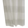 thumbnail image 4 of Petoskey Faux Linen Metallic Striped Grommet Curtain Panel Sheer 52" x 84" in Ivory Grey, 4 of 5