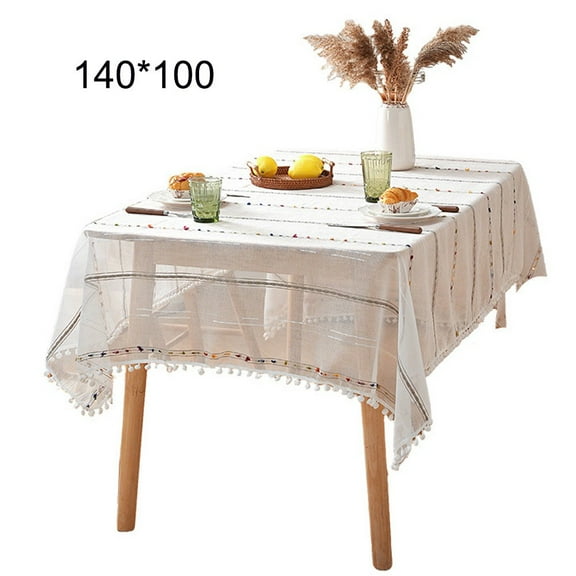 AFQH Home Decor for Rainbow Candy yarn Tablecloth fresh Cover for Coffee Tables