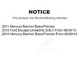 thumbnail image 2 of Transit Auto Front Rear Disc Brake Rotors and Semi-Metallic Pads Kit for Car Ford Escape Mercury Mariner K8S-100893, 2 of 11