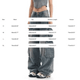 thumbnail image 3 of Endives Women's Wide Leg Jeans Distress Mid Waist Denim Pants Trousers Baggy Pants Fall Trendy, 3 of 7