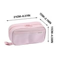 thumbnail image 2 of TACILIP Office Supplies, Transparent Pencil Case Large Capacity Dirt Stationery Box, Gifts for Women, 2 of 4
