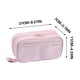 thumbnail image 2 of Estuche Transparente de Gran Capacidad | Caja de Papelería de Poliéster Resistente | Organizador Transparente para Bolígrafos, Borradores y Cinta Correctora | Bordes Redondeados Fáciles de Limpiar |, 2 of 4