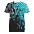 thumbnail image 5 of EGNMCR T-Shirts pour Homme T-shirt Homme 3D Imprimé Abstrait Non Localisé Manches Courtes Col Rond Mode Décontractée Quotidienne Vacances T-shirt Haut Blouses Cadeaux pour Hommes, 5 of 5