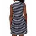 thumbnail image 2 of Nautica Jeans Women's Tiered Dress Navy/Ivory Medium, 2 of 2