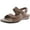 Mahogany, variant on Easy Spirit Womens Hartwell Leather Slingback Wedge Sandals