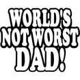 thumbnail image 3 of CafePress - Worlds Not Worst Dad Mugs - 15 oz Ceramic Large White Novelty Mug, 3 of 4