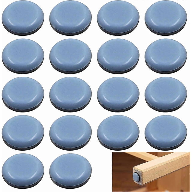 Self Adhesive Teflon Furniture Glides Furniture Glides - Glider for Chair, Table, Armchair, 25MM Round Sliders, Self Adhesive Furniture Gliders