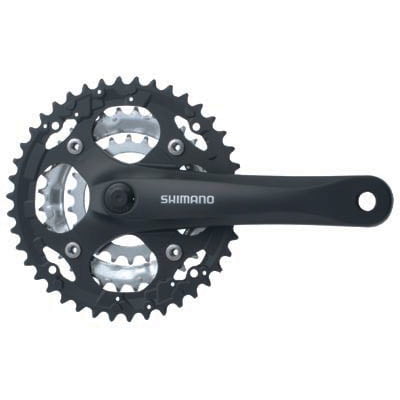 Shimano Fc M361 Acera Crankset Black 170 Mm 42 32 22t 7 8 Speed Walmart Com Walmart Com