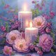thumbnail image 1 of 5D DIY Parcial Con Forma Especial Taladro Diamante Pintura Vela 30x30cm, 1 of 9