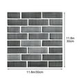 thumbnail image 3 of 10 Pack - Simulation Wall Stickers - Self-Stick Kitchen Bathroom Decor, Peel and Stick Tile Stickers, Heat-Resistant Easy Wipe Clean, JKODE, 3 of 6