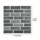 thumbnail image 3 of Azulejos autoadhesivos para la pared, salpicadero adhesivo, calcomanías decorativas con acabado impermeable, 30 x 30 cm para cocina, baño, pack de 10, 3 of 5