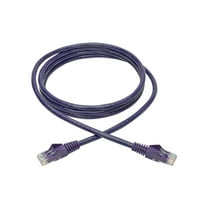 Tripp Lite 6ft Cat6 Gigabit Ethernet Snagless Molded Patch Cable, Purple