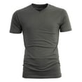 thumbnail image 3 of Ma Croix Men's Comfort Short Sleeve Cotton V Neck T-Shirts Plain Tee, 3 of 4