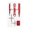thumbnail image 1 of Kit de herramientas de reparación de carretes de pesca, accesorio portátil, fácil de usar, rodamiento multiusos Rojo, 1 of 9
