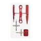 thumbnail image 1 of Kit de herramientas para reparación de carretes de pesca, removedor de tapas, equipo liviano, multiusos, fácil de usar. Rojo, 1 of 9