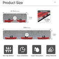 thumbnail image 3 of Yayeee Faucet Mat for Kitchen Sink 14.7" Diatomite Long Splash Guard Pad, Red Boat, 3 of 7