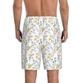 thumbnail image 2 of Yiaed Floral for Men's Soft Sleep Pajama Short Lounging Pajama Shorts-XX-Large, 2 of 8