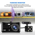 thumbnail image 5 of Dash Cam Front and Rear 1296P 【Built with WIFI & GPS】Dual dash Cam , Car Camera 3.16 Inch Touch Screen Dash Camera, Driving Recorder with Night Vision, 24H Parking Monitor, 5 of 5