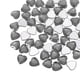 thumbnail image 1 of 60 Pcs Rhinestones de Corazón de Acrílico 12mm Stickers de Gemas de Plástico para Manualidades, Gris Transparente, 1 of 1