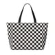 thumbnail image 2 of Fotbe Black and White Checkerboard Bolsa de Viaje para Playa - Resistente al Agua, Bolsa Tote de Gran Capacidad y Ligera con 7 Bolsillos para Mujeres y Hombres, 2 of 7