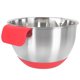 thumbnail image 2 of 1 cuenco de silicona de acero inoxidable para mezclar huevos, cuenco de boca inclinada para ensalada., 2 of 3