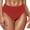 Watermelon Red, variant on FchengtaiS Women Mid Rise Bikini Bottoms Full Coverage Swimsuit Ruched Swim Bottom