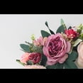 thumbnail image 4 of Corona De Peonías Corona De Rosas, Corona De Primavera para Puerta De Entrada, Corona De San Valentín De Peonías Rojas para Interiores Y Exteriores, Vacaciones En La Pared De La Oficina En C, 4 of 5