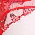 thumbnail image 5 of XMMSWDLA Women Panties Floral Lace Briefs Thongs Underwear Women's Mesh Hi Cut Panty Thong Red Free Size Period Underwear for Women, 5 of 6