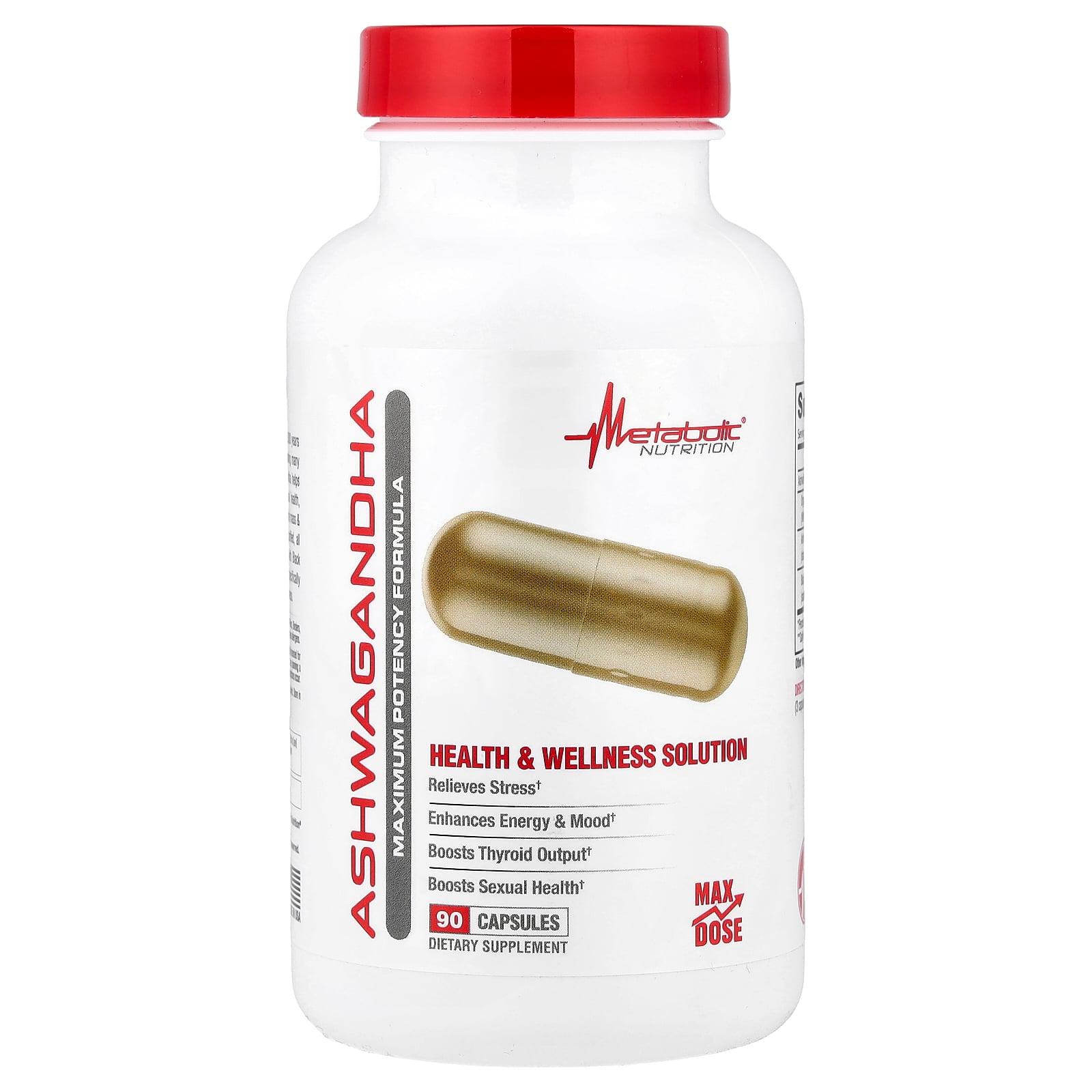 Metabolic Nutrition Ashwagandha, 90 Capsules