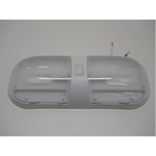 12V Truck Semi Van RV Bus Trailer Utility Dome Light / Double Bulb / Switch