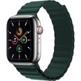 thumbnail image 1 of Magnetic Silicone Loop Band Compatible with Apple Watch Bands 38mm 40mm 41mm 42mm 44mm 45mm, Adjustable Loop Strap Soft Silicone Sport Wrist Band for Apple Watch Series 7 45 mm Series SE 6 5 4 3 2 1, 1 of 6